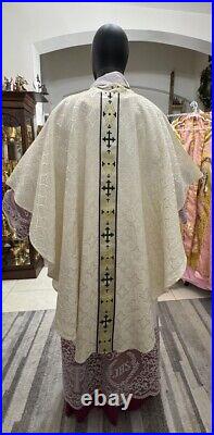 White Vestment Chasuble & Stole