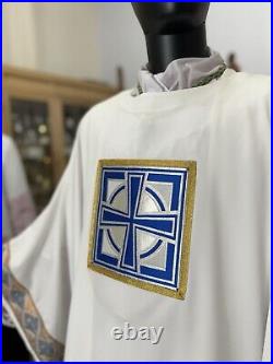 White Vestment Chasuble & Stole