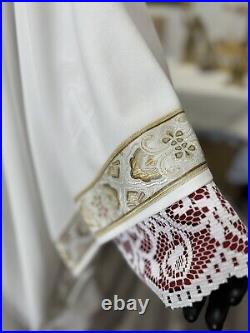 White Vestment Chasuble & Stole