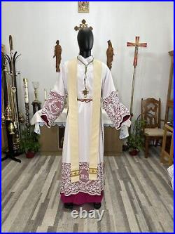 White Vestment Chasuble & Stole