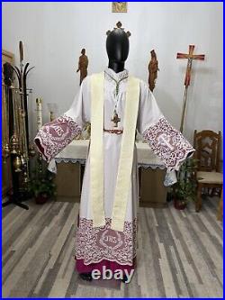 White Vestment Chasuble & Stole