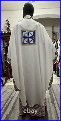 White Vestment Chasuble & Stole